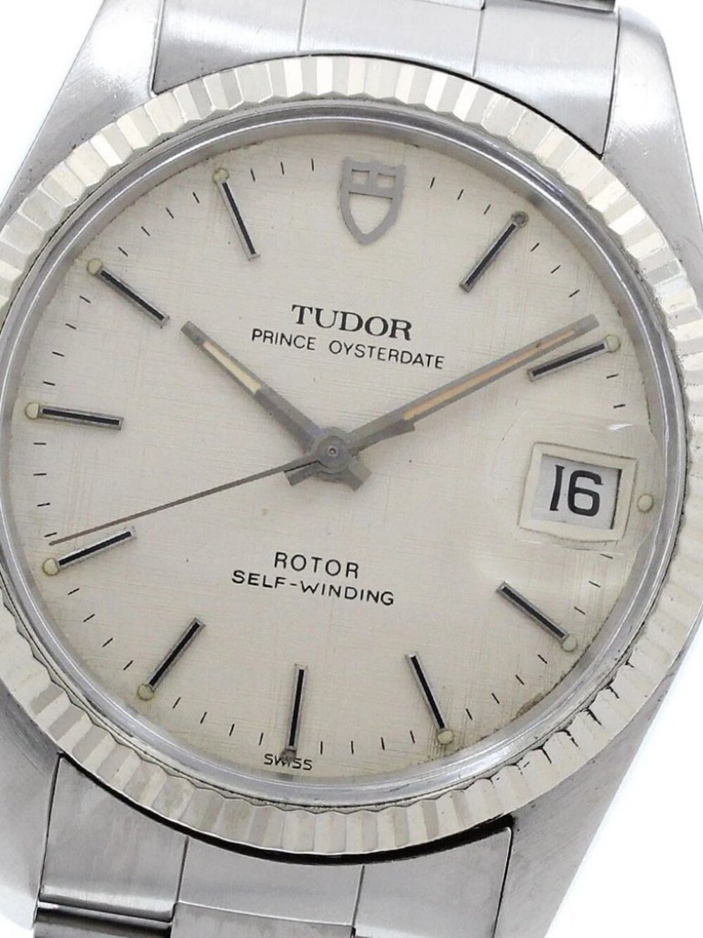TUDOR Prince Oyster Date 75204 Silver Dial Automatic Men's Watch_967915